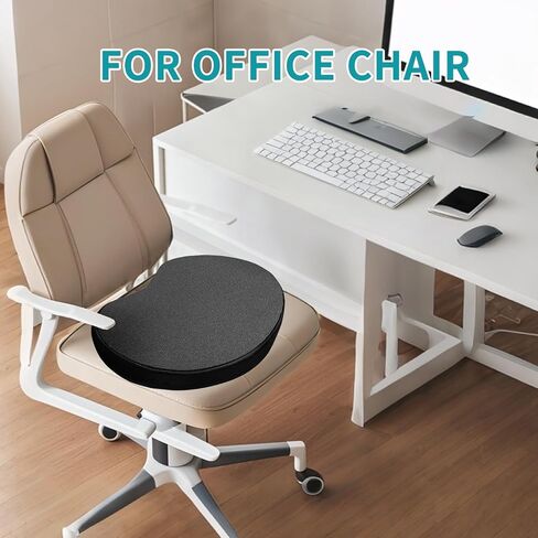 Ergonomic Chair Back Support,Lumbar Support for Improves Posture and Relieves Back Pain,Perfect for Office Chair,Gaming,Home-Work,Foldable and Adjustable,Washable Seat Cushion Cover.(Black) in Saudi Arabia