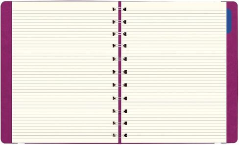 Filofax® 2025 Monthly Planner, 17 Months, August 2024 to December 2025, Twin-Wire Binding, Bilingual, 10.875" x 8.5", Fuchsia (C1811003-25) in Saudi Arabia