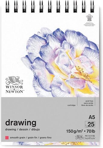 ورق الرسم في Winsor & Newton ، A5 ، أبيض طبيعي in Kuwait