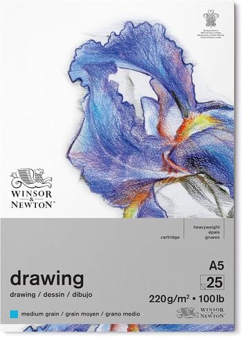 ورق الرسم في Winsor & Newton ، A5 ، أبيض طبيعي in Kuwait