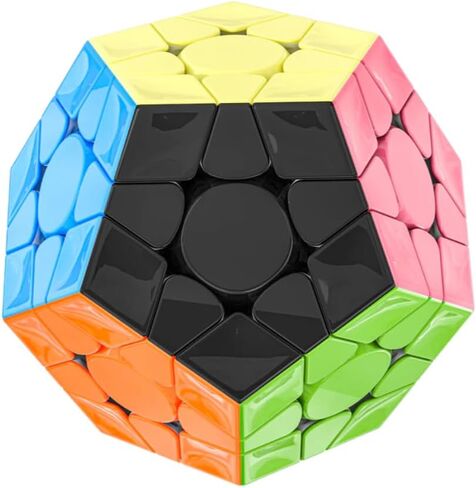 CORTPEED GAN MEGAMINX V2 SNACHERLING BLACK MAGLEV UV Speed ​​Cube GAN MEGAMINX V2 MAGLEV UV لغز ملتصق in Kuwait