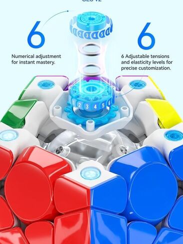 CORTPEED GAN MEGAMINX V2 SNACHERLING BLACK MAGLEV UV Speed ​​Cube GAN MEGAMINX V2 MAGLEV UV لغز ملتصق in Kuwait