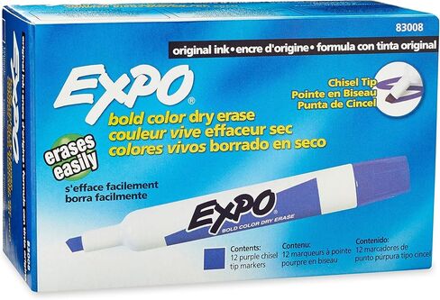 EXPO Original Dry Erase Markers, Chisel Tip, Red, 12-Count in Kuwait