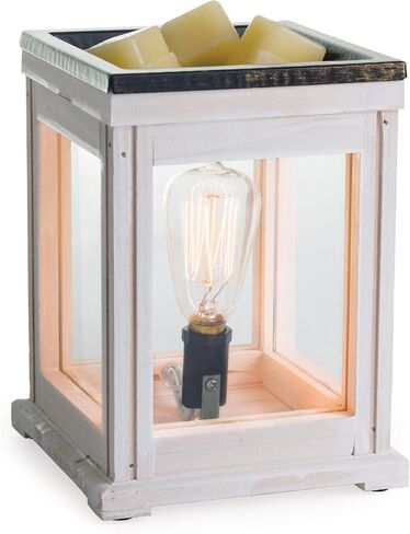 Candle Warmers ETC. Vintage Bulb Illumination Fragrance Warmer- Light-Up Warmer for Warming Scented Candle Wax Melts and Tarts to Freshen Room, Wood and Cane in Kuwait