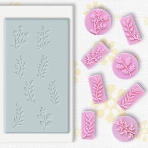 Polymer Clay Cutters,8Pcs Leaf Clay Molds/Stamps for Clay Earring/Jewelry Making,Supplies