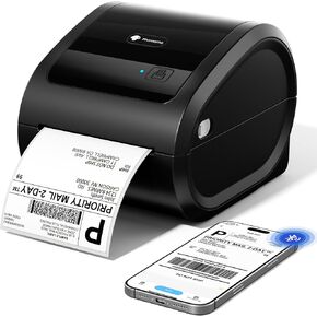 Phomemo Thermal Label Printer, 4x6 Bluetooth Label Printer for Small Business & Packages, D520BT Shipping Label Printer Compatible with Android, iOS, PC, Amazon, Shopify, USPS