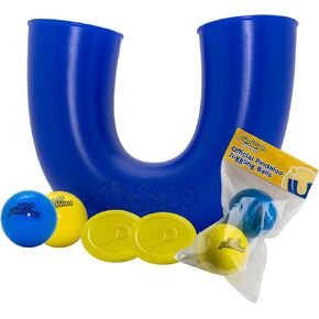 مجموعة Pindaloo Blue مع لعبة Balls Backle Bundle Game Toy - هدايا للألعاب الخارجية الداخلية ، ألعاب كرة ممتعة للصبي والمراهقين والكبار والفتيات ، تطور المهارات الحركية مع