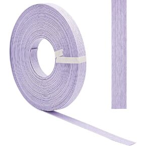 Mayjoydiy 21.8yards × 0.6inch lilac paper rattan weaving marbon 12-plate paper rattan نسج سلة النسيج اللوازم الورق المنسوج