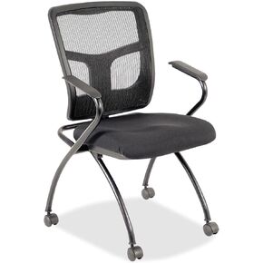 Lorell Mesh Back Fabric Seat Chairs