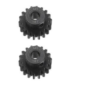 2PCS HD Steel Pinion Gear 18t Mod1 5mm ، Ara310965 for Arrma 6S 8S BLX Parts Arrma Kraton Outcast