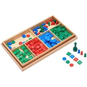 Adena Montessori Stamp Game ، Montessori Wooden Math Materials Counting Toy ، Development Development Wooden Math School Aids ، Sensorial Educational Tools Preschool Early Learning Toys for Kids
