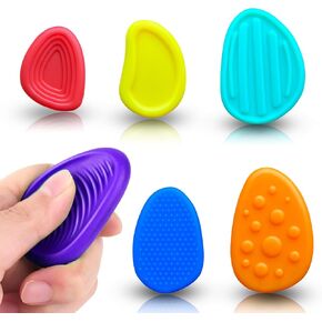 Toys Toys Sensory Stone - 6 PCS ألعاب حسية للأطفال البالغين الذين يعانون من مرض التوحد ، وألعاب تخفيف الإجهاد الحجرية للطلاب ، وألعاب تململ للقلق تهدئة