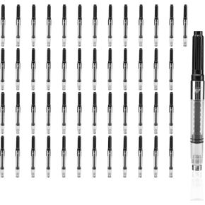 20 PCS قابل لإعادة تعبئة النافورة Universal Pen Converter Ink Style ، محول خرطوشة الحبر International Fountain Pen ، أداة محول الحبر القياسية التي تناسب معظم الأقلام (عيار 2.6 مم) (20)
