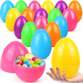 12 PCS Jumbo Easter Easter Eggs ، 6 Ings Plastic Pitics Litable for Easter Hunt Basket Stuffers Fullers ، وملء الحفل