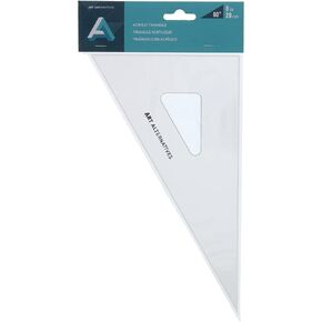 Art Alternatives Acrylic Triangle, 8 in 60 Degrees - Drafting, Drawing, Geometry