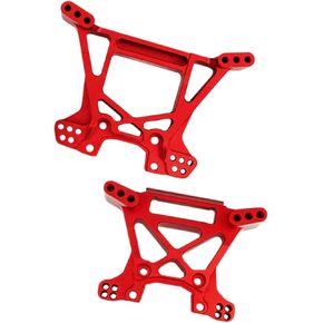 ترقيات صدمة الصدمة الخلفية للسبائك جزء لروستلر 4x4 VXL/Rustler 4x4 4WD RC HOPS UP ، يحل محل 6738 6739 ، الأحمر