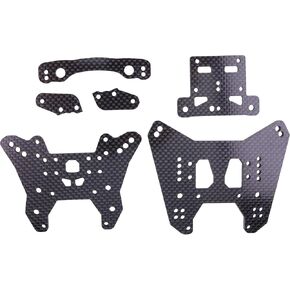 6pcs برج صدمة ألياف الكربون مجموعة bqna32066pc متوافق مع ARRMA FIRETEAM 6S BLX/EXB