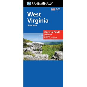 Rand McNally Easy to Fold: West Virginia State Laminated Map