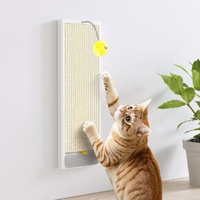 svd.pet Cat Scratcher ، لوحة خدش Cat Sisal مع وسادة سيسال قابلة للاستبدال ، فرشاة وقاعة الذات