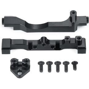 سبيكة الألومنيوم قوس جبل محرك SCX10 III AXI03007 1/10 RC Crawler Upgrade Parts Accessories ، Mount Servo Bracket Set (Black)