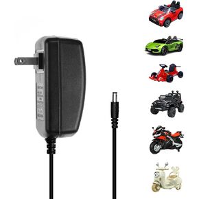 12V Kids Universal Battery Charger for Ride On Toys Car, Wrangler Trax Dynacraft Jeep ATV Quad Benz Electric Replacement Power Supply for 12 Volt Cars Trucks SUV