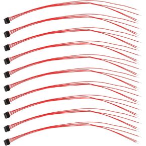 10pcs 4pin cable sace-socke clost cable 0.6mm موصل الملعب متوافق مع Train-O-matic spp n 1f لإلغاء ترميز القطار الرقمي 7cm