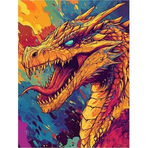 (Pop Art Dragon) - أحكام فن البطاقة/MTG Matte Matte Matte Matte بواسطة AI Armor
