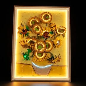 LED Light Kit for Lego Mona Lisa 31213 Building Set, Compatible with Lego 31213 Building Blocks Model(Not Include Blocks Set)