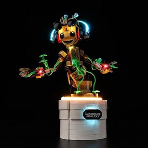 مجموعة إضاءة LED Kyglaring لمجموعة طراز Lego Dancing Groot ، متوافقة مع LEGO 76297 （لا توجد مجموعات LEGO