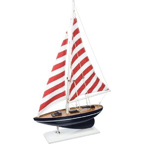 Hampton Nautical sailboat17-105 Wooden Nautical Delight sailboat17-105 Sailboat 17" - Sailboat Decoration - Nautical Decor - Sailing Ship sailboat17-105