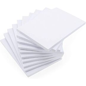 Juvale Plain Notepad, Blank Writing Pads (4 x 6 In, 10 Pack) - Blank Notepad - White Notes