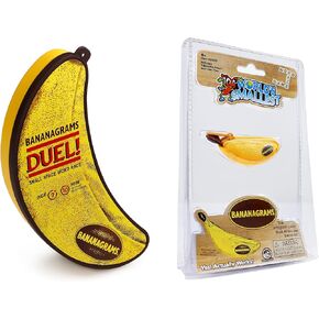 أصغر حزمة Bananagrams و Duel Bananagrams.