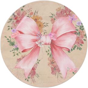 QUICQOD لوحة ماوس كرة ديسكو وردية، لوحة ماوس مستديرة على شكل قوس عصري من Preppy، وسادات ماوس بقاعدة مطاطية غير قابلة للانزلاق لديكور مكتب النوم في المنزل والمكتب، هدايا للفتيات المراهقات، 8.7 × 8.7 بوصة in Kuwait