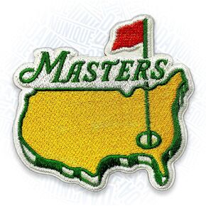 Masters Golf Patches Masters Embroidered Patch 3" Sport Drawing Sew On Iron On Embroidery Patch for Jackets, Backpack, Hat, Uniform DIY Patches Gifts for Golf Lover Women Her Him 3 Inches
