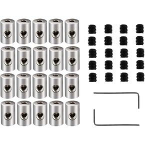 20pcs دبوس ظهور قفل دبوس دبوس المعادن ظهور دبوس لدامن دبوس حارس قفل المشبك مع وجع (9 * 6mm/0.35 * 0.24inch)