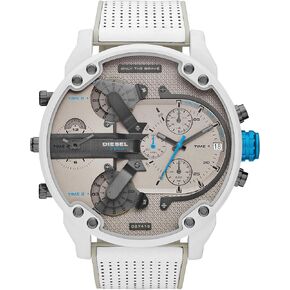 Diesel Men's Mr. Daddy 2.0 Chronograph White-Tone Stainless Steel Watch DZ7419