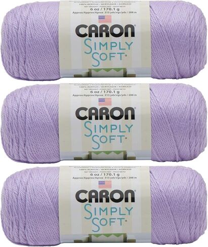 Caron Simply Soft Yarn Solids (3-Pack) Chocolate H97003-9750 in Saudi Arabia