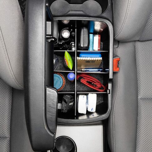 Vehicle OCD - Center Console Organizer Tray for Toyota Tacoma (2005-2015) and (2016-2023) - Made in USA in Saudi Arabia