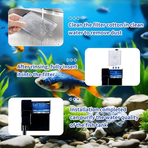 10 Pack Large Replacement Filters Cartridges Compatible with Aqueon QuietFlow LED Power Filter Size 20,30,50,75 & E Internal Power Filter Size 40 & Canister Filter Sizes 200/300/400 & Zilla Size 40 ﻿ in Kuwait