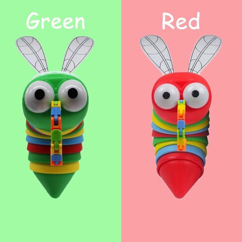 2 عبوة تململ لعبة البعوض ، مسارات غريبة ألعاب Snap Fidget ، لعبة الحسية البعوض مع أجنحة ، انقر على ألعاب تململ للأطفال هدايا عيد ميلاد جيدة. in Kuwait