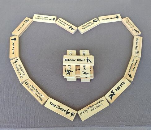 Couples Blocks Tower Game for Adults Board Tumbling Stacking Funny Bedroom Wife Husband Sports in Kuwait