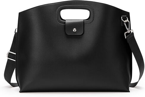KALIDI Messenger Bag 16 Inch Slim Laptop Vegan Leather Briefcase Crossbody Tote for 15.6" Notebook Business Work Office Bag in Saudi Arabia