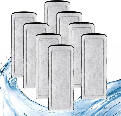 8 Pack Filter Cartridge for Marina Slim Filter S10/S15/S20, Replacement Fish Tank Cartridges with Ceramic for All Three Marina Slim Models in Saudi Arabia