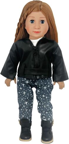 5 Pcs Doll T-Shirts for 18 Inch Dolls, Summer Outfit Doll Clothes Doll Accessories, Short Sleeved T-Shirts Classical Tee Fit for 18 Inch Doll - 5 Pcs White T-Shirts in Saudi Arabia