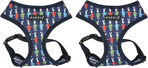 Puppia Mollie Harness A - Navy - M in Kuwait
