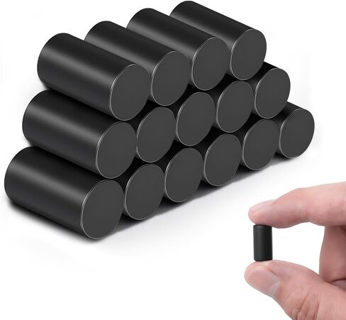 15 Pcs Cylindrical Magnetic Rods,Strong Rare Earth Magnets, Fridge Magnets,Magnetic Pins for Multi-Use Science DIY Craft Kitchen Office, Locker Accessories (0.3inDx0.59inH) in Kuwait
