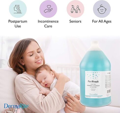 Dermarite PeriFresh Rinse-Free Perineal Cleanser 1 Gallon (128 Fl Oz) in Saudi Arabia