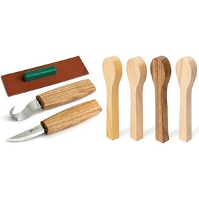 Beavercraft S01 Wood Spoon Corving BB2 Wood Corving Spoon فارغ