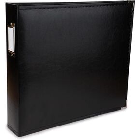 Heidi Swapp 12x12 Photo Album, Protect Memories and Photos, Soft, Durable Faux Leather, Classy Decorative Spine Label, Snag-free Rings, Includes 5 Page Protectors (Mint)