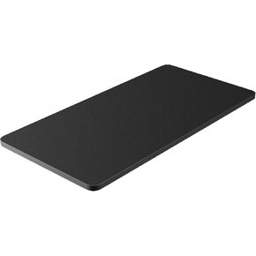 BONTEC Wood Table Top for Electric Standing Desk, 47.2" x 23.6" Solid One-Piece Countertop, Black MDF Desktop for Home Office, Gaming & Commercial Use, Compatible with Adjustable Frames